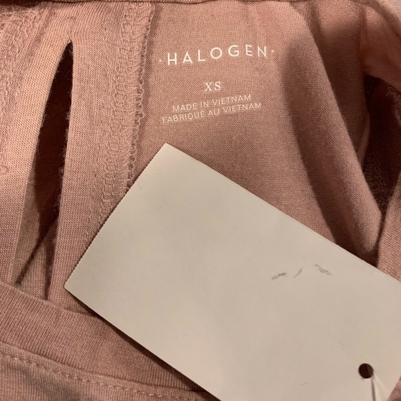 Halogen Keyhole Back Tank Top in Pink XS - Picture 4 of 6